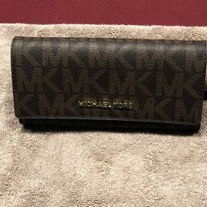 Michael Kors signature leather wallet